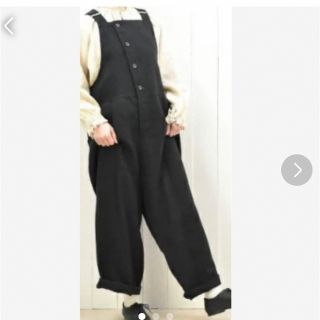 nest Robe - 2018 * nest Robe * コットンリネンコールサロペットの