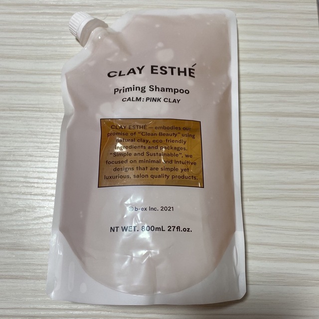 CLAY ESTHE プライミングシャンプー ピンククレイ  コスメ/美容のヘアケア/スタイリング(シャンプー)の商品写真