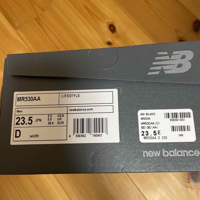 【未使用】NEW BALANCE MR530 MR530AA 23.5  レディースの靴/シューズ(スニーカー)の商品写真