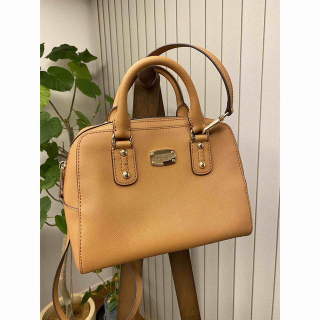 美品　マイケルコース　キャメル　ハンドバッグハンドMICHAEL KORS