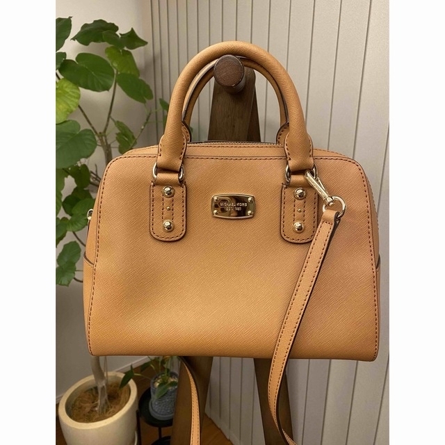 美品　マイケルコース　キャメル　ハンドバッグハンドMICHAEL KORS