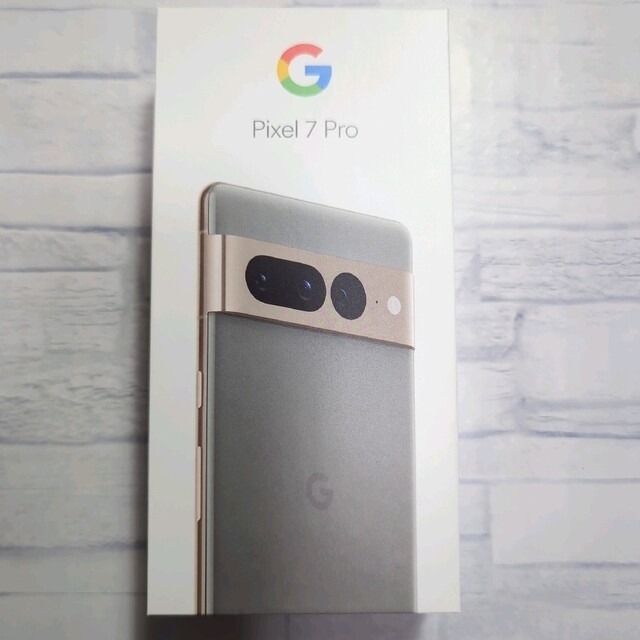 Google Pixel(グーグルピクセル)のPixel7 pro Hazel 128GB　新品　おまけ付き スマホ/家電/カメラのスマートフォン/携帯電話(スマートフォン本体)の商品写真