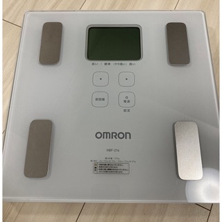 オムロン(OMRON)の「中古」OMRON KaradaScan HBF-214(体重計/体脂肪計)