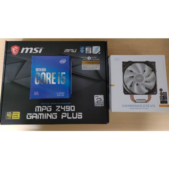 Core i5 10400F MPG Z490 GAMING PLUS おまけ複