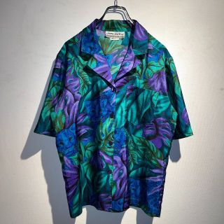 パタゴニア(patagonia)の【90s 総柄 希少 アロハシャツ】Animal Hawaiian Shirts(シャツ/ブラウス(半袖/袖なし))