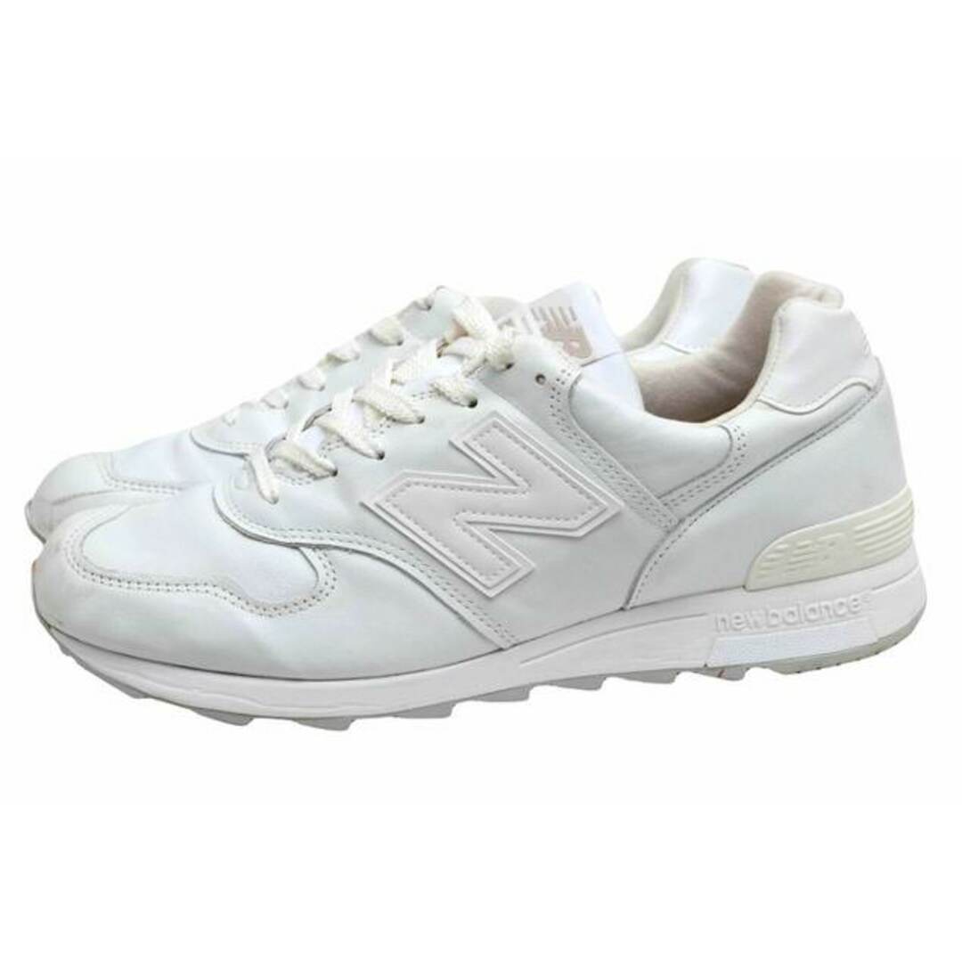 ニューバランス／NEW BALANCE シューズ スニーカー 靴 ローカット メンズ 男性 男性用レザー 革 本革 ホワイト 白  M1400JWTスニーカー