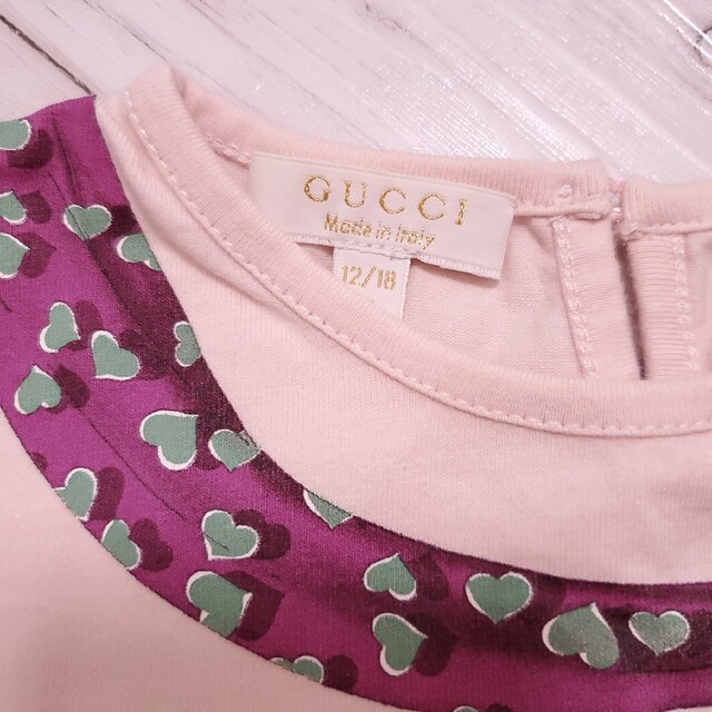 Gucci(グッチ)の★GUCCIのTシャツ☆80サイズ相当 キッズ/ベビー/マタニティのベビー服(~85cm)(Ｔシャツ)の商品写真