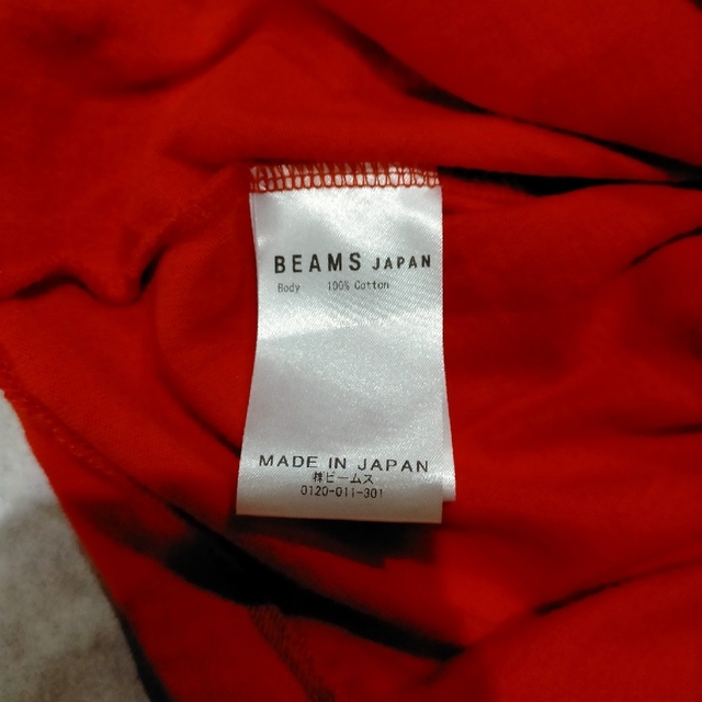 BEAMS(ビームス)のビームスジャパンT shirt  ジャパンレッド メンズのトップス(Tシャツ/カットソー(半袖/袖なし))の商品写真