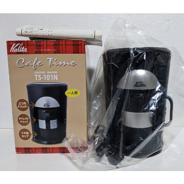 Kalita(カリタ)のカリタ 1カップ用コーヒーメーカー TS-101N ブラック(1台) スマホ/家電/カメラの調理家電(コーヒーメーカー)の商品写真
