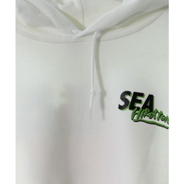 WIND AND SEA ウィンダンシー パーカー XL 白 【古着】【中古】 【あす