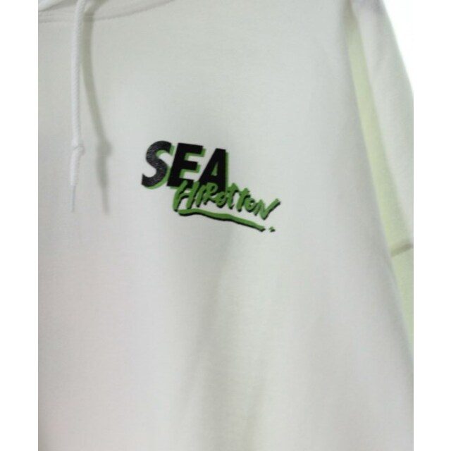 WIND AND SEA ウィンダンシー パーカー XL 白 【古着】【中古】 【あす