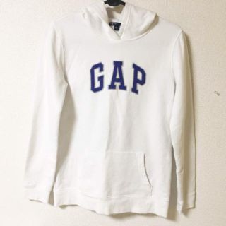 ギャップ(GAP)のGAP 白パーカー 美品(パーカー)