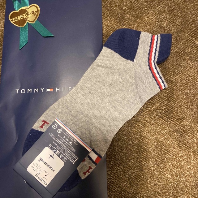 TOMMY HILFIGER(トミーヒルフィガー)の【新品・未使用】靴下　25-27cm TOMMYHILFIGER メンズのレッグウェア(ソックス)の商品写真