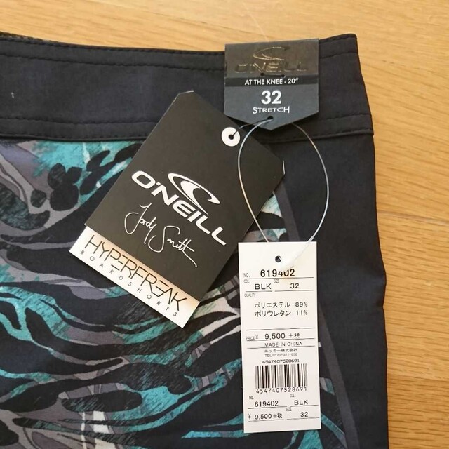 O'NEILL(オニール)の新品 O'NEILL 高機能 ボードショーツ 32 サーフパンツ ブラック メンズの水着/浴衣(水着)の商品写真