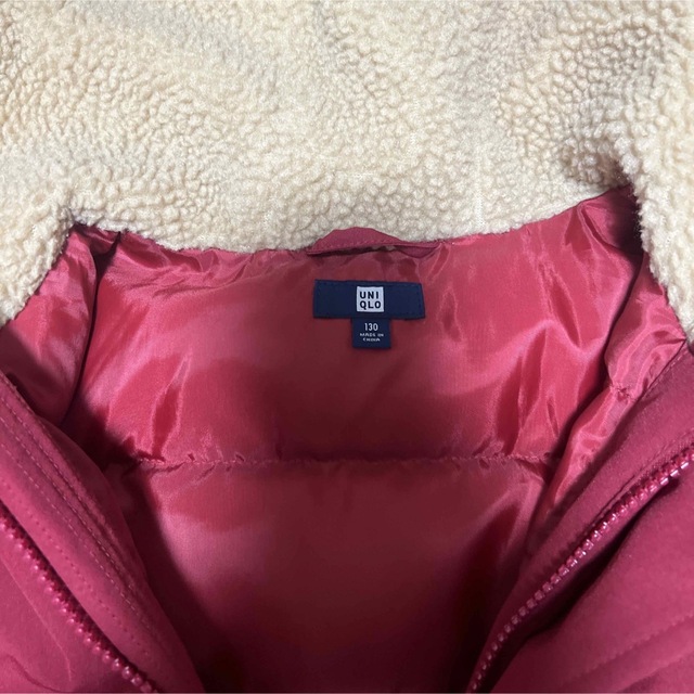 UNIQLO(ユニクロ)のユニクロ　アウター　130 キッズ/ベビー/マタニティのキッズ服女の子用(90cm~)(ジャケット/上着)の商品写真