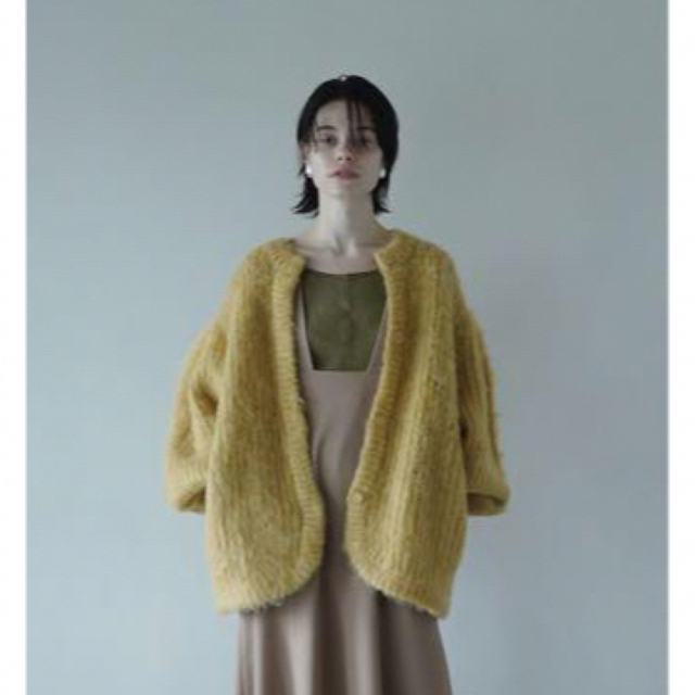 CLANE(クラネ)のCLANE 22aw COLOR MOHAIR SHAGGY CARDIGAN レディースのトップス(カーディガン)の商品写真