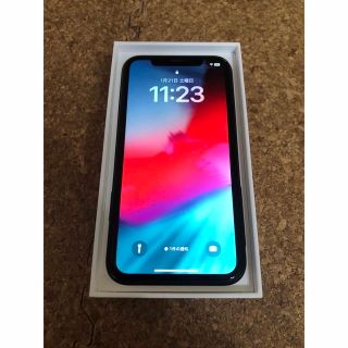 アップル(Apple)の美品　iPhone xr SIMフリー(スマートフォン本体)