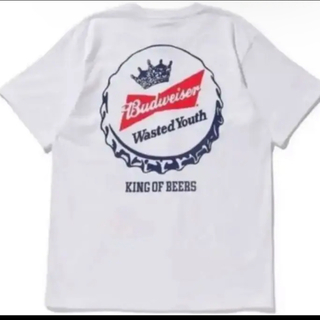 ジーディーシー(GDC)のwasted youth budweiser TシャツMサイズ新品(Tシャツ/カットソー(半袖/袖なし))
