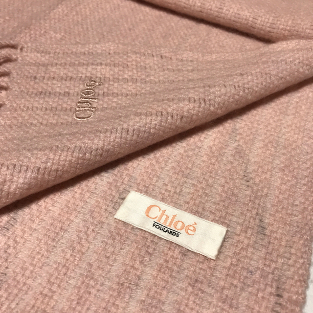 Chloe(クロエ)のchloe クロエカシミヤ大判マフラー ショール レディースのファッション小物(マフラー/ショール)の商品写真