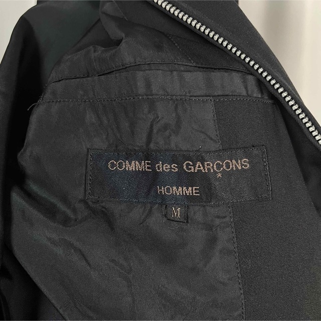 COMME des GARCONS(コムデギャルソン)の【AD1997】コムデギャルソンオム ウールギャバ キルティングジャケット 黒 メンズのジャケット/アウター(ブルゾン)の商品写真