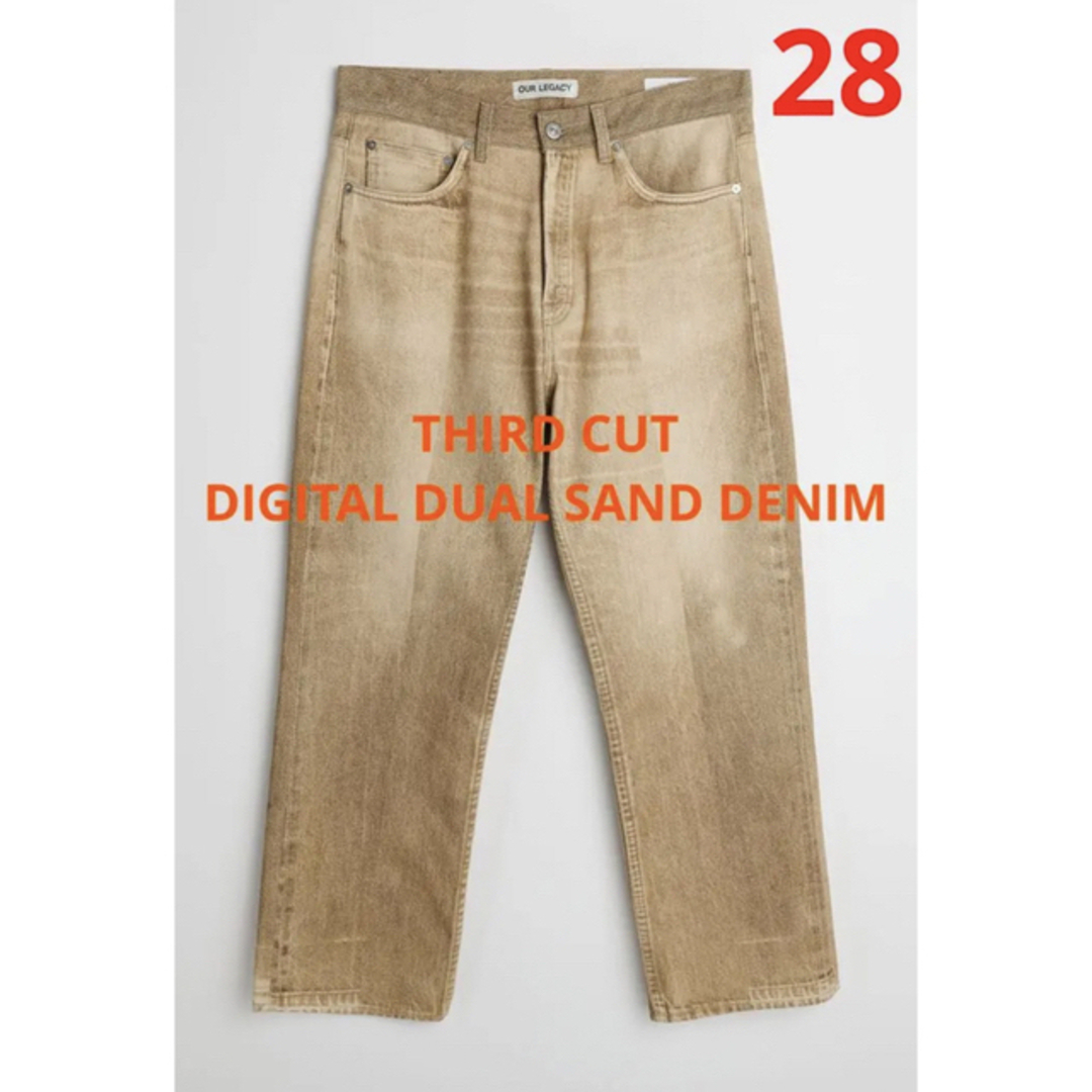 OUR LEGACY THIRD CUT DIGITAL SAND DENIM 経典 www.toyotec.com