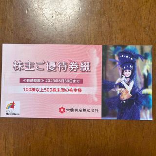 ハワイアンズ　常磐興産　株主優待券(遊園地/テーマパーク)