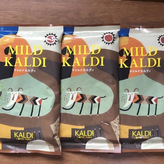 カルディ　マイルドカルディ　3袋　KALDI コーヒー粉　中挽　マイルドブレンド