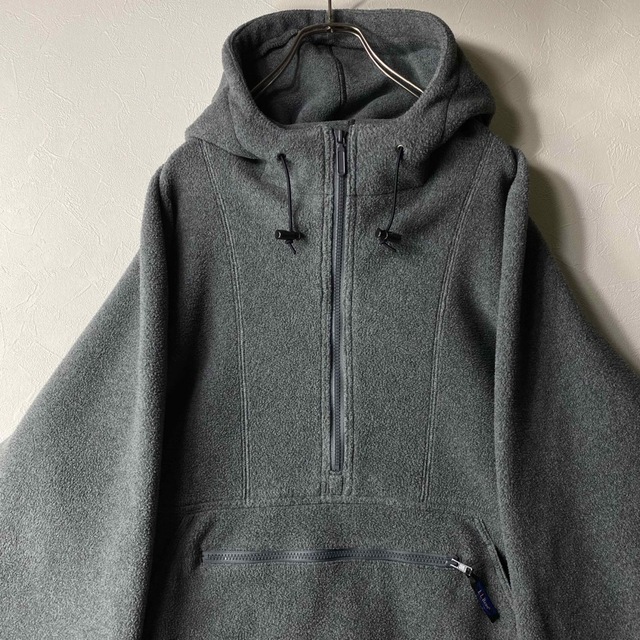 海外輸入】 超希少 90's エルエルビーン フリースアノラック polartec