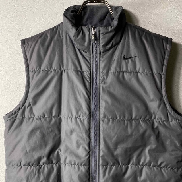 00s Nike Grey Puffer Vest