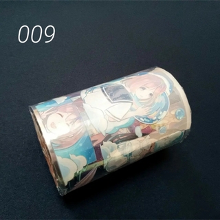 巻売 009★ 海外 マスキングテープ マステ PET 人物 女の子 虹光(テープ/マスキングテープ)