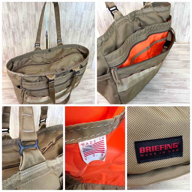 BRIEFING(ブリーフィング)の【廃盤希少】BRIEFING SQ TOTE COYOTE USAトートバッグ  メンズのバッグ(トートバッグ)の商品写真