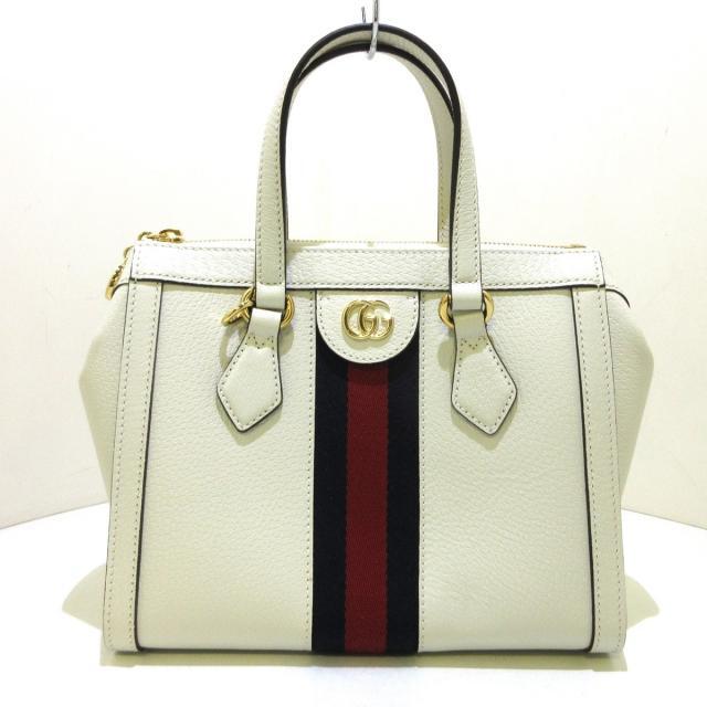 史上最も激安】 グッチ - Gucci ハンドバッグ 白 レディース美品