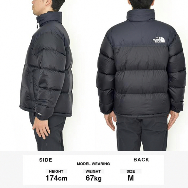 NORTH FACEヌプシNUPTSE JACKETダウンジャケット700フィル 【安心発送