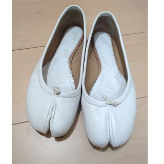 マルタンマルジェラ(Maison Martin Margiela)のMaison Margiela マルジェラ　タビバレエ　ホワイト(バレエシューズ)