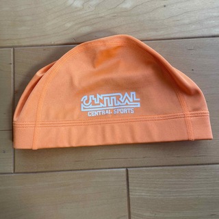 セントラルスイミング　オレンジ　帽子　Lサイズ(帽子)