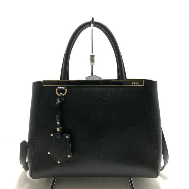 最高級のスーパー フェンディ - FENDI ハンドバッグ レザー 黒 8BH253 ハンドバッグ 最高級のスーパー フェンディ - FENDI ハンドバッグ レザー 黒 8BH253 ハンドバッグ