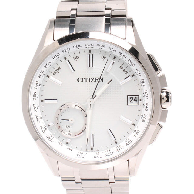 大好き CITIZEN - メンズ WAVE SATELLITE ECO-DRIVE 腕時計 シチズン