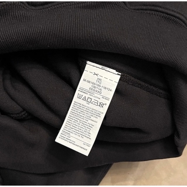 YEEZY(adidas) - yeezy gap パーカー XXL ブラックの通販 by @'s