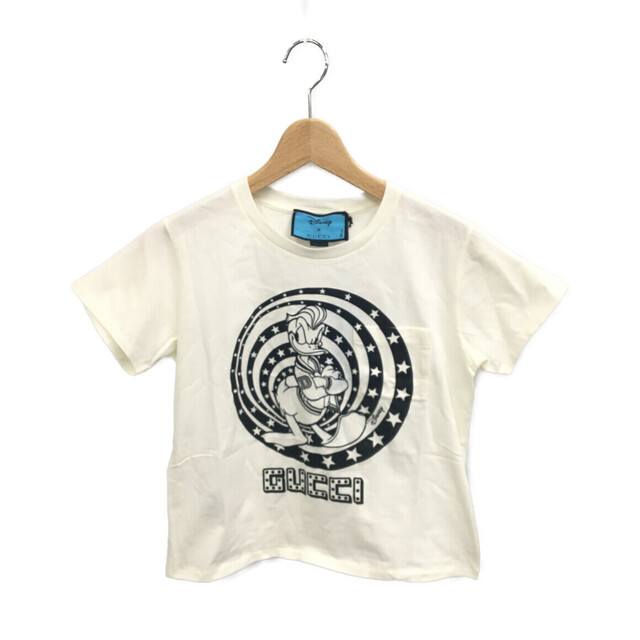 美品 グッチ GUCCI 半袖Tシャツ ディズニーコラボ ドナルド キッズ XS