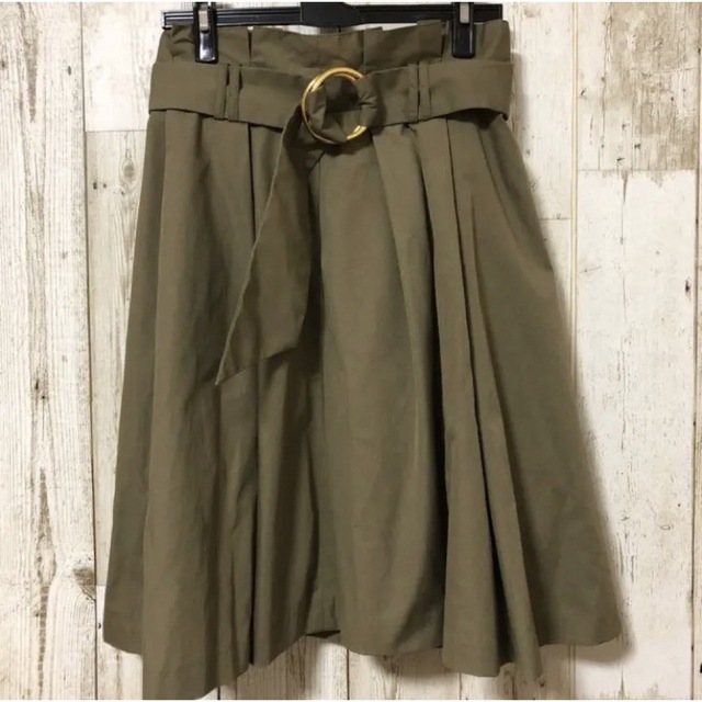 31 Sons de mode ベルト付タイプライタースカート