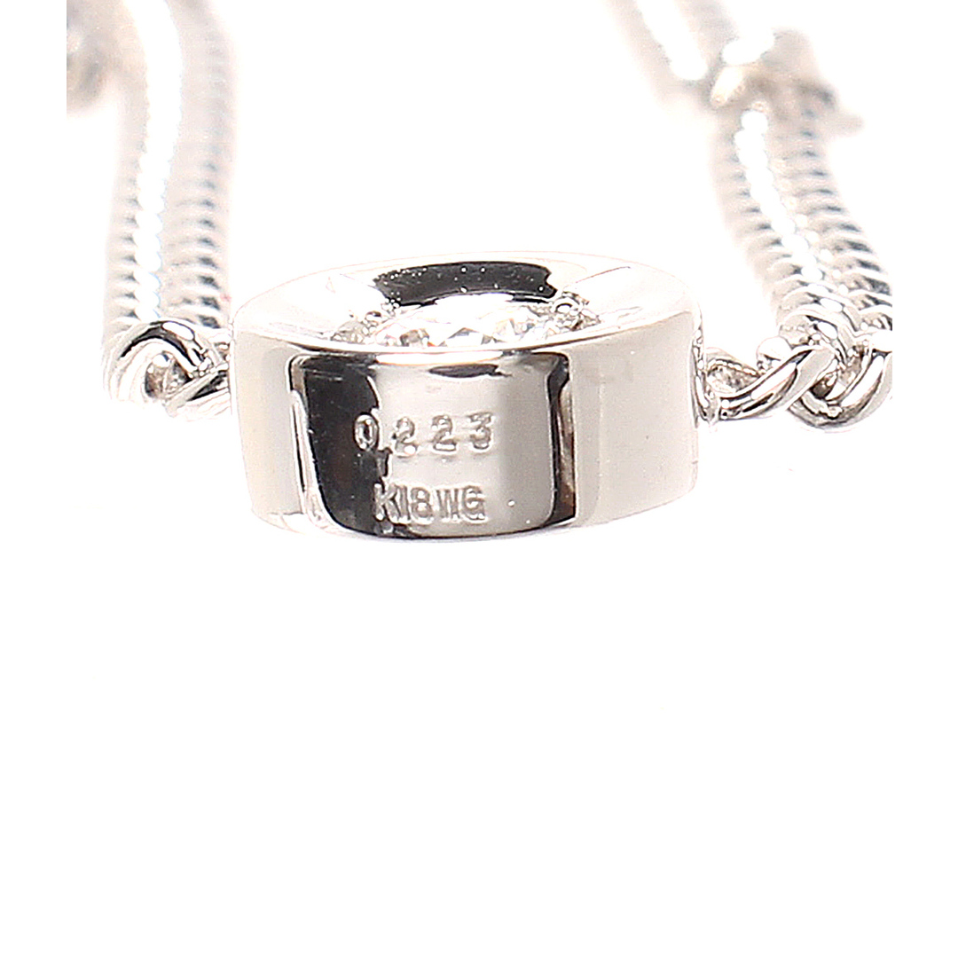 ネックレス K18WG ダイヤ 0.223ct ハート | www.jarussi.com.br