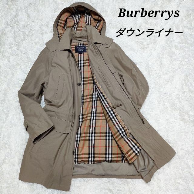 BURBERRY - バーバリーズ ダウンコート ノバチェック ライナー フード