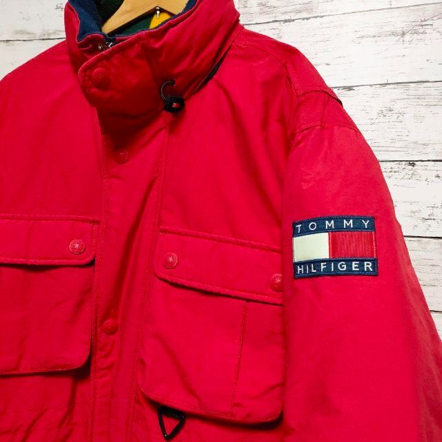 TOMMY HILFIGER(トミーヒルフィガー)のトミーヒルフィガー　ダウンジャケット　90s　サイズL　古着　ヴィンテージ メンズのジャケット/アウター(ダウンジャケット)の商品写真