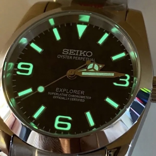 さらに値下げSEIKO 腕時計 メンズ エクスプローラーカスタマイズ 未