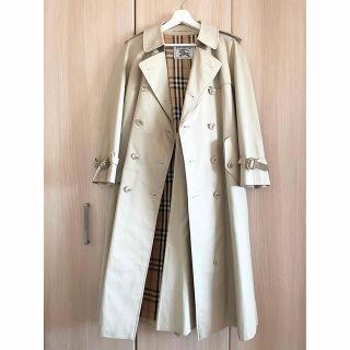 バーバリー(BURBERRY)の美品 バーバリー ノバチェック トレンチコート ベージュ(トレンチコート)