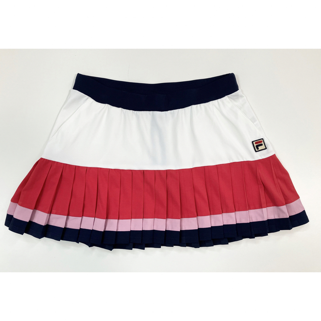 Fila フィラ 裾プリーツ スコート L