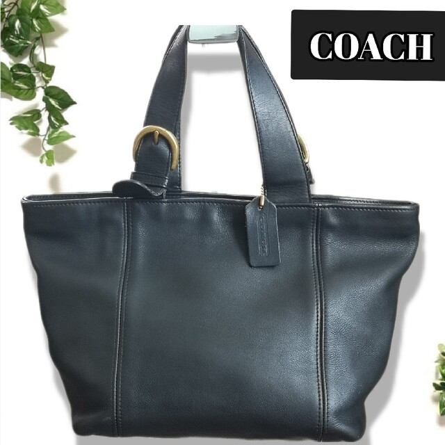 COACH(コーチ)のコーチ　オールドコーチ バッグ　ハンドバッグ クラブタンレザー　ブラック レディースのバッグ(ハンドバッグ)の商品写真