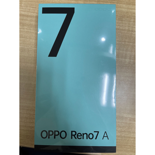 オッポ(OPPO)のOPPO Reno7A スターリーブラック【未開封】(スマートフォン本体)