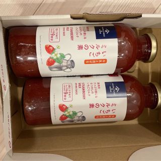 コストコ(コストコ)の久世福商店　いちごミルクの素　470ml×2本(フルーツ)