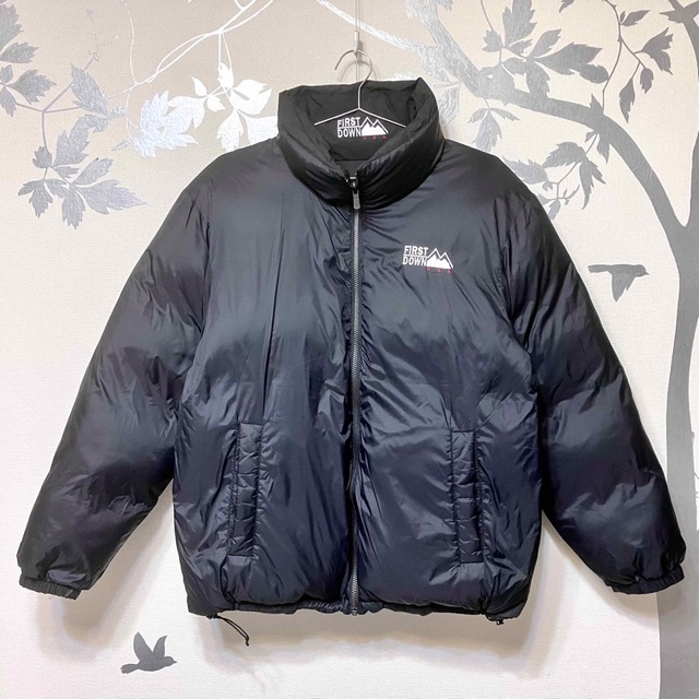 即完売】FIRST DOWN ダウンジャケット ペイズリー リバーシブル XL